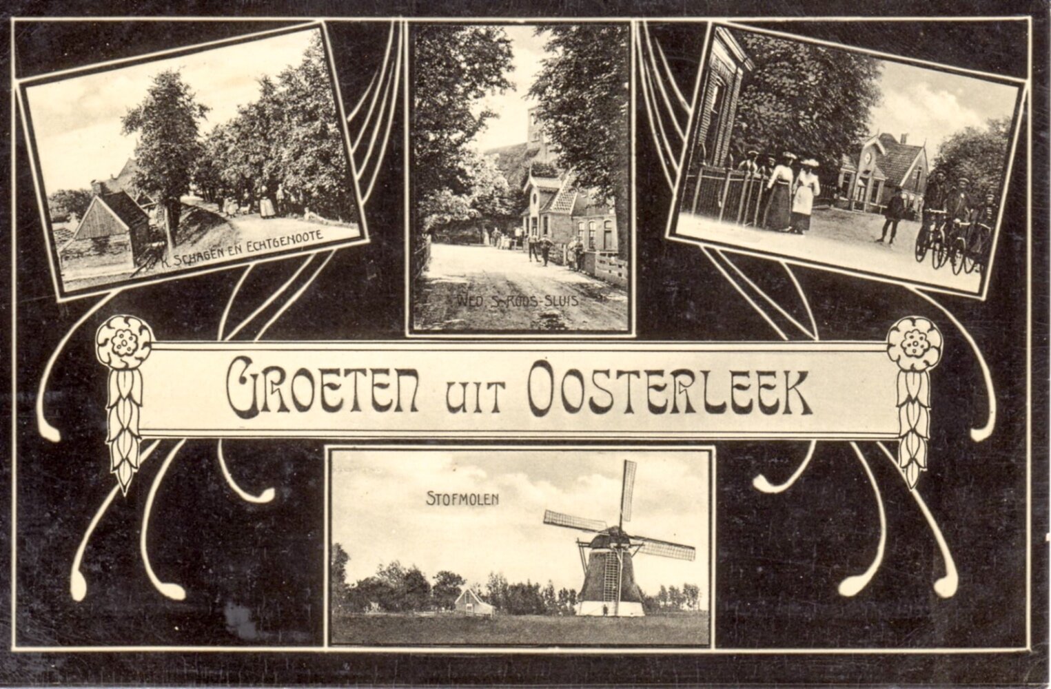 Oude Ansichtkaarten Oosterleek